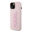 Karl Lagerfeld KLHCP15M3DMBKCP iPhone 15 Plus / 14 Plus 6.7 różowy/pink hardcase 3D Rubber Glitter Logo